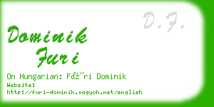 dominik furi business card